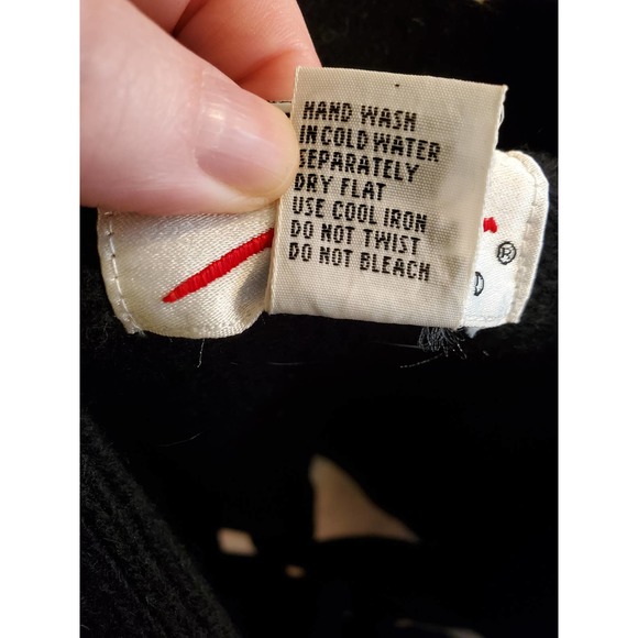 SML Size L Black Lambswool Cardigan - Picture 4 of 4